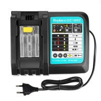 battery charger for makita 14 4v 18v battery bl1830 bl1430 dc18rc dc18ra eu plug 3a 1a charger can choose free shipping
