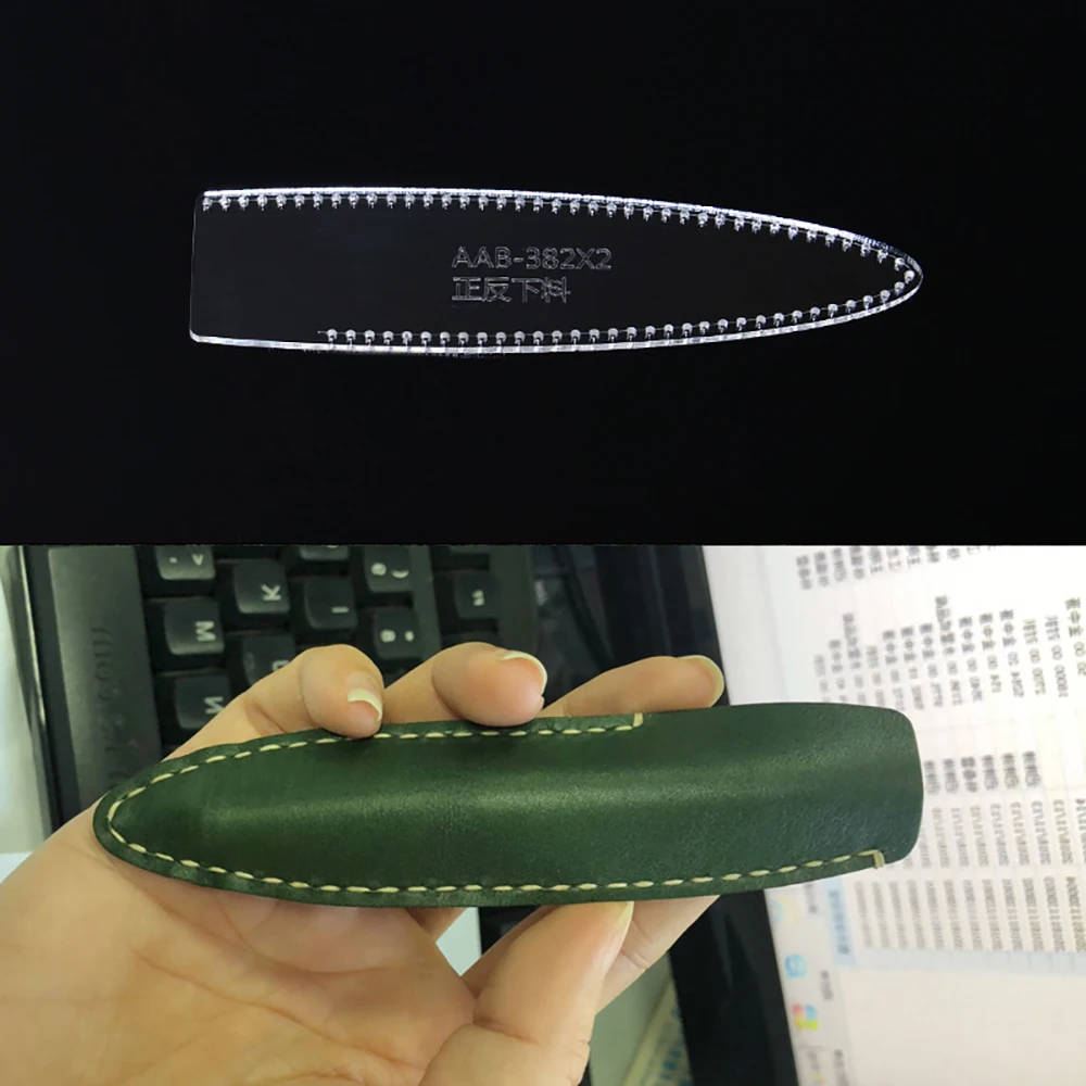 Lychee Life Pen cap швейный Узор Акриловый кожаный шаблон DIY ручной работы кожевенное ремесло поставки