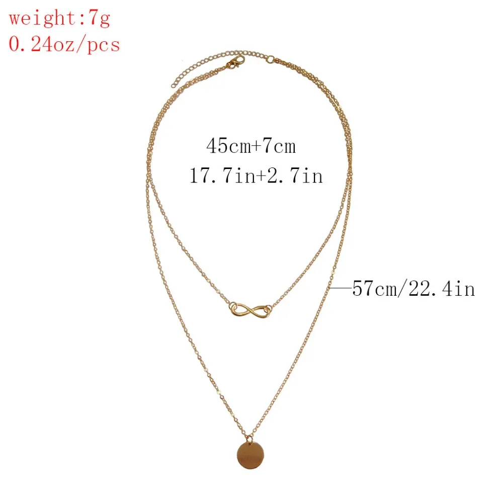 Уникальные модные ювелирные изделия Бесконечность 8 бит минималистическая удача