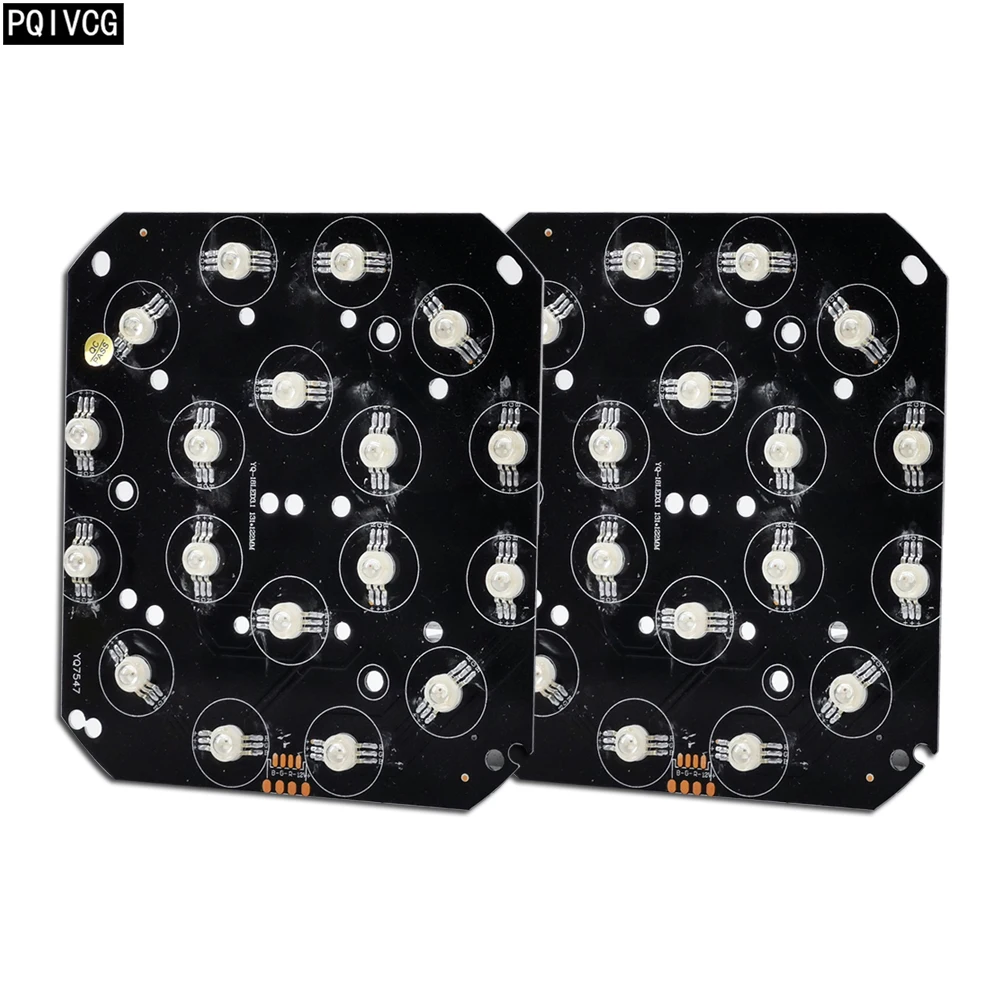 

Светодиодный светильник RGB 3 в 1, 2 шт., 18x3 Вт, 12 В