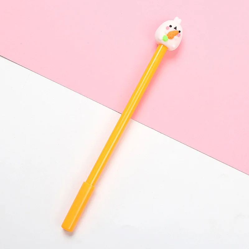 Кавайные ручки Cute Molang Rabbit gel черные чернила 0 5 мм перьевая ручка канцелярские