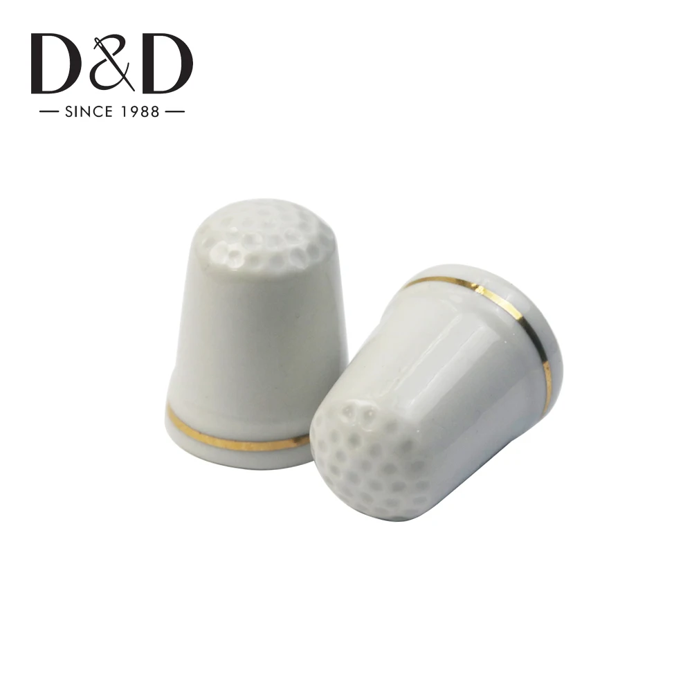 Защитная ретро ручка для пальцев Стич керамика сувенир коллекционный наперсток