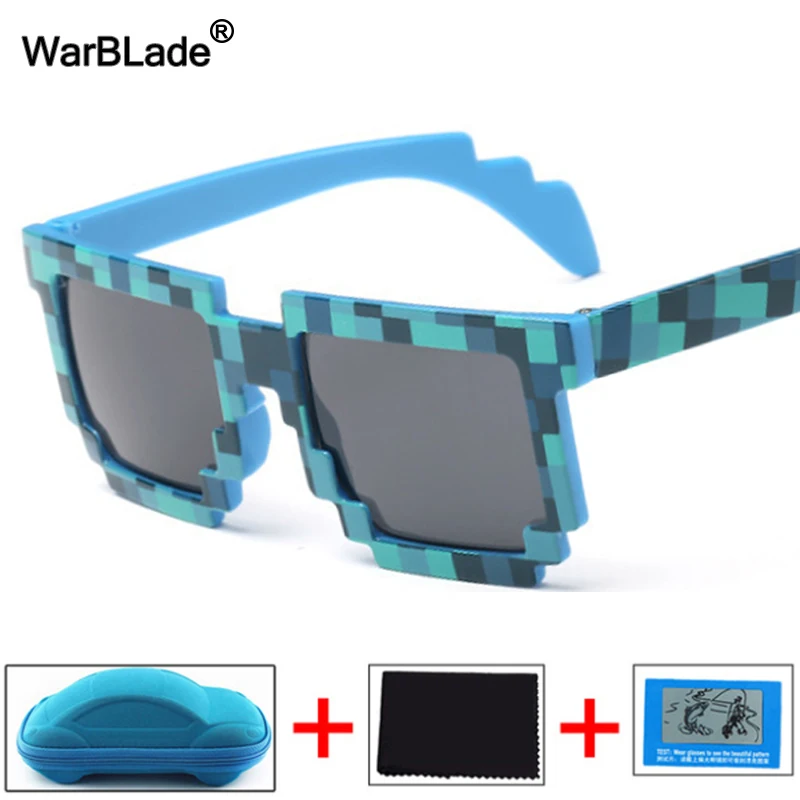 Модные детские солнцезащитные очки WarBLade маленького размера мозаика для