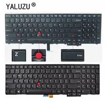 YALUZU NEW US Backlit Keyboard for Lenovo IBM thinkpad E531 L540 W540 W550 W541 T540 T540P E540 P50S L570 T560 L560