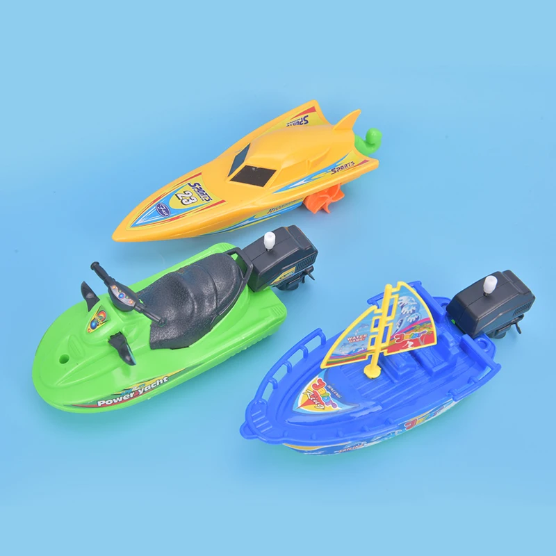 

Лидер продаж! 1 шт. скоростной корабль, заводная игрушка, поплавок в воде, детские игрушки, Классические заводные игрушки, зимняя игрушка для ...