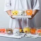 Необычные Мультяшные фотообои с двойным слоем для предотвращения ожогов, милые Подарочные Милые Чашки для молока и чая