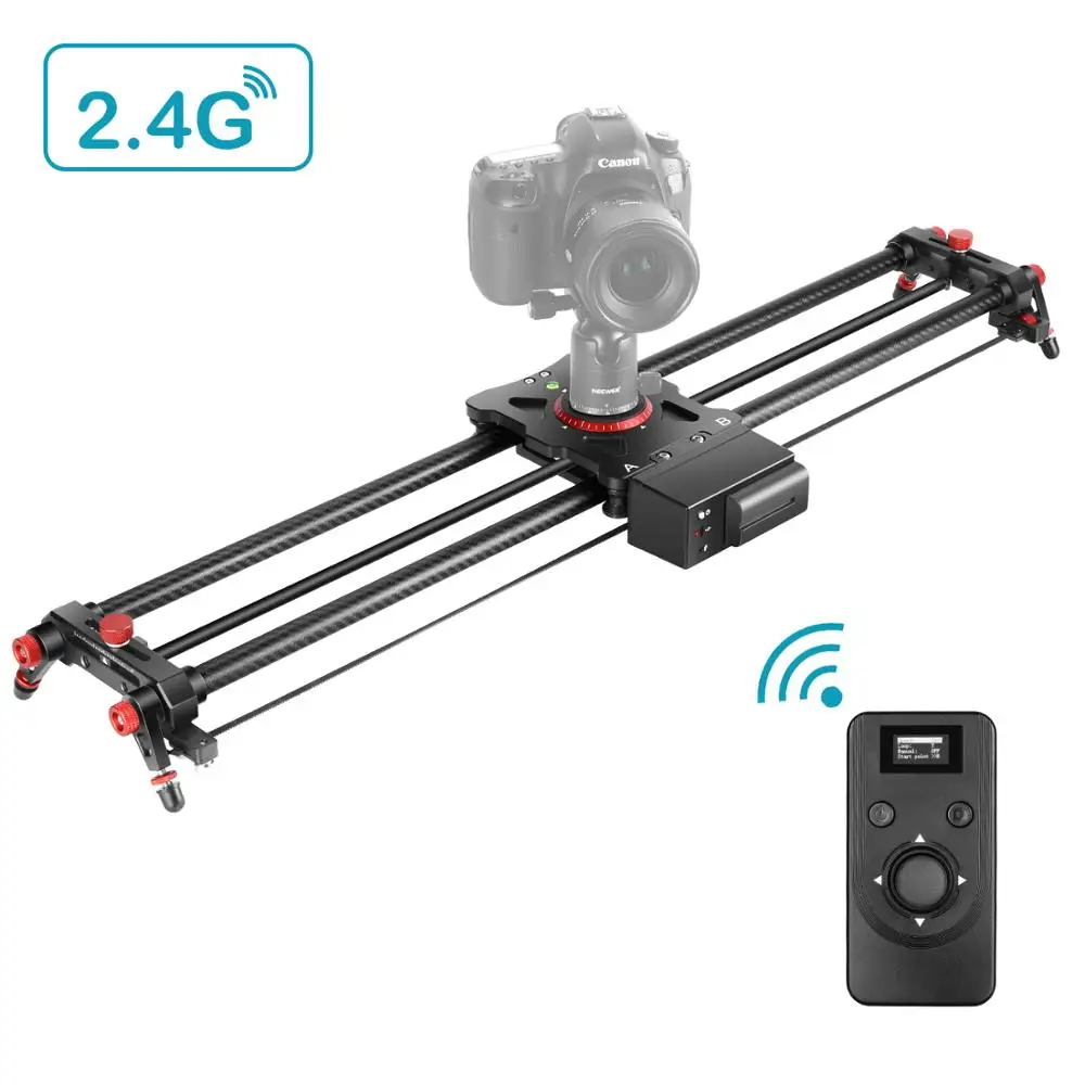 Neewer механизированная камера слайдер 31 5 дюйма 2 4G Беспроводное управление