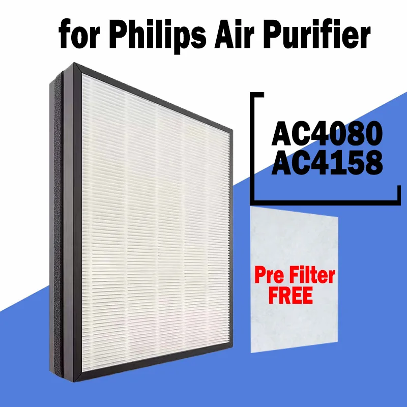 Hepa e Carvão Purificador de ar Ac4125 para Philips Substituição Ativado Filtro Composto Ac4080 Ac4081 Ac4006 P007 Ac4158