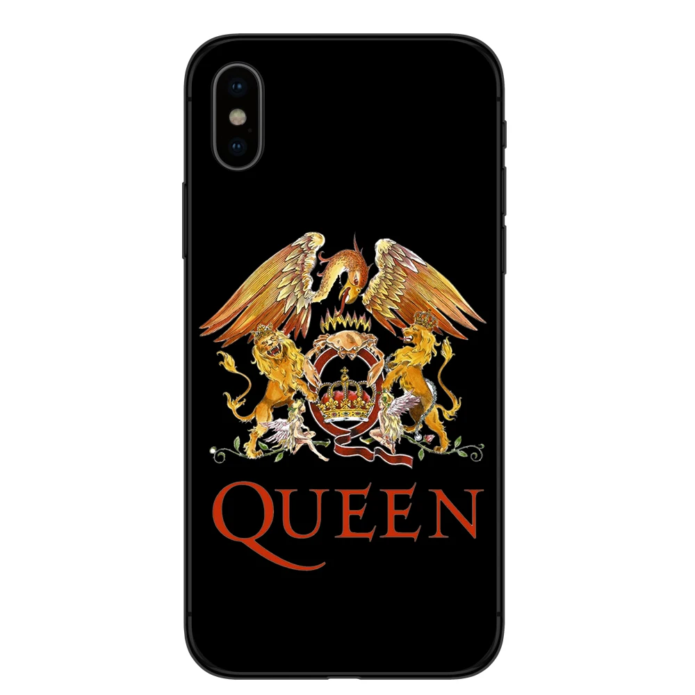 Чехол для Телефона iPhone X XR XS Max 8 8Plus 7 7Plus 6 6S Plus 5S SE Freddie Mercury Queen band Мягкий силиконовый