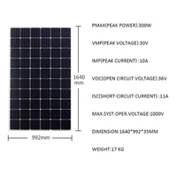 solar panel 36v 300w 2400w 2700w 3000w 3300w 3600w 6000w solar battery charger 24v 220v 110v off grid tie system home system rv