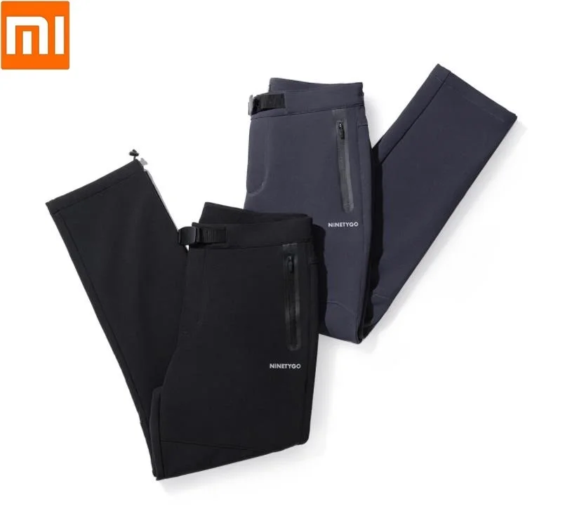 Осенне зимние мужские композитные флисовые брюки Youpin с твердым корпусом