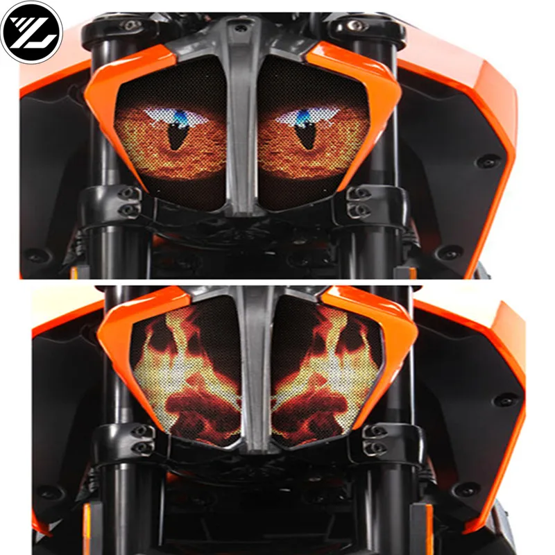 Аксессуары для мотоциклов KTM DUKE 390 DUKE790 2017 2018 2019 Защитная Наклейка на фары наклейка