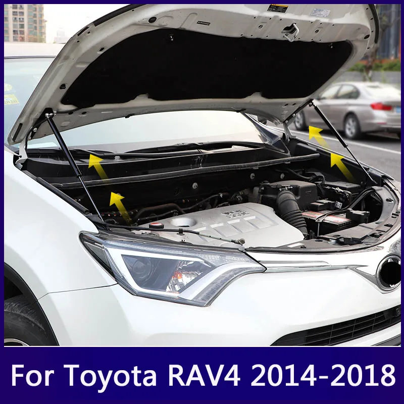 

Для Toyota RAV4 2014 2015 2016 2017 2018 гидравлический стержень стойка стержень телескопический стержень подъемник капота двигателя 2 шт. автостайлинг