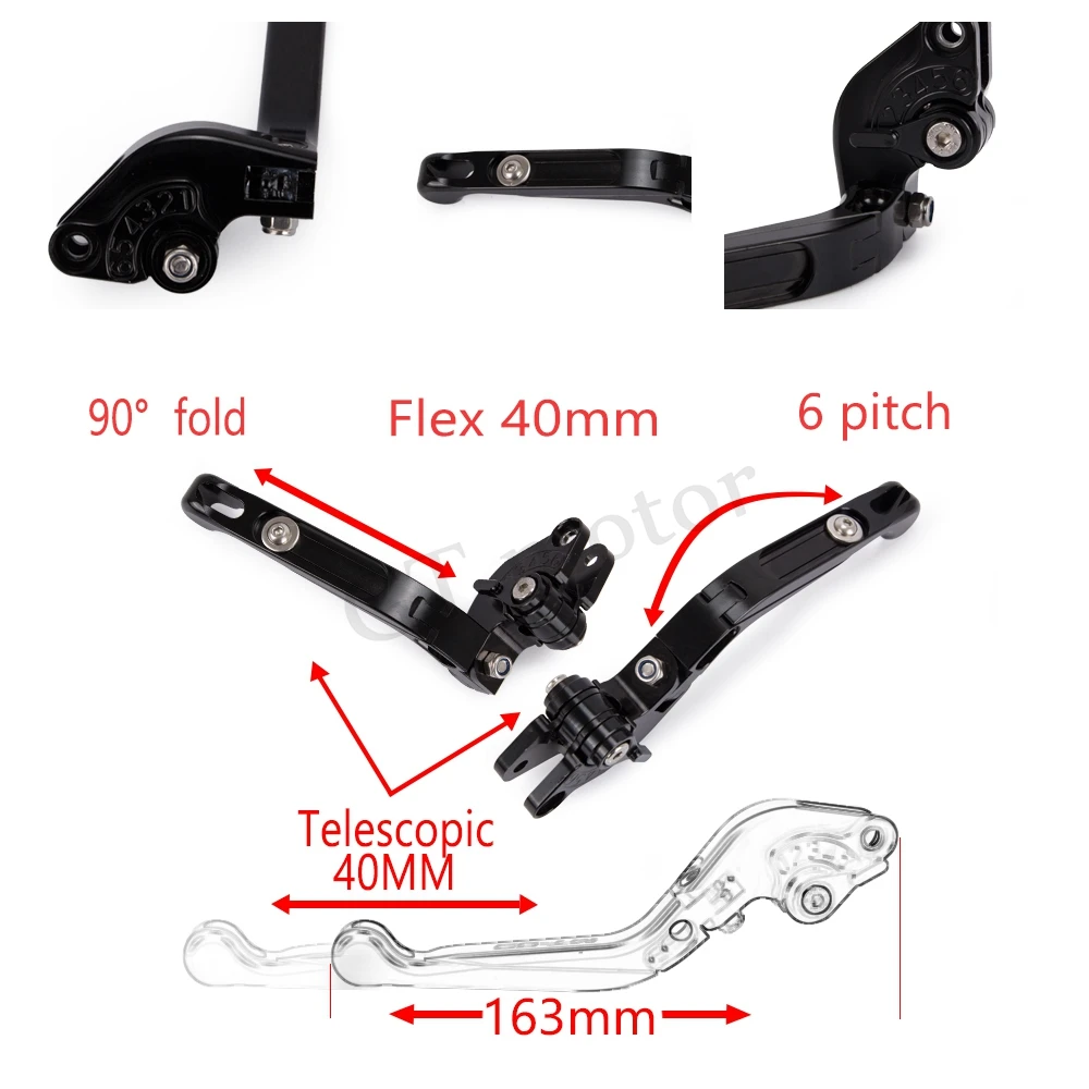 

Motorcycle Aluminum Adjustable Folding Brake Clutch Levers Handlebar Titanium For Honda XADV 750 X ADV 750 2017-2018
