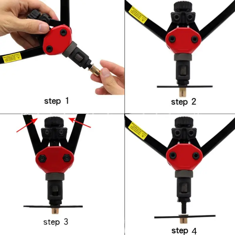 

Manual Pulling Riveter Blind Heavy Hand Pull Cap Nut Pliers Kit M3 M4 M5 M6 M8