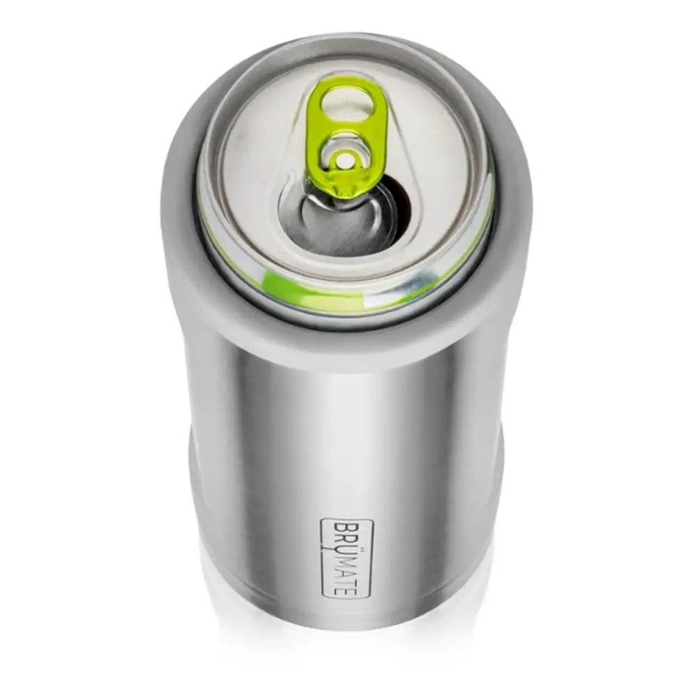 

Beer Cooler Insulated Can Cooler Non-slip Double-walled Stainless Steel Cover Vacuum Beer Cooler Camping For Travel Hiking