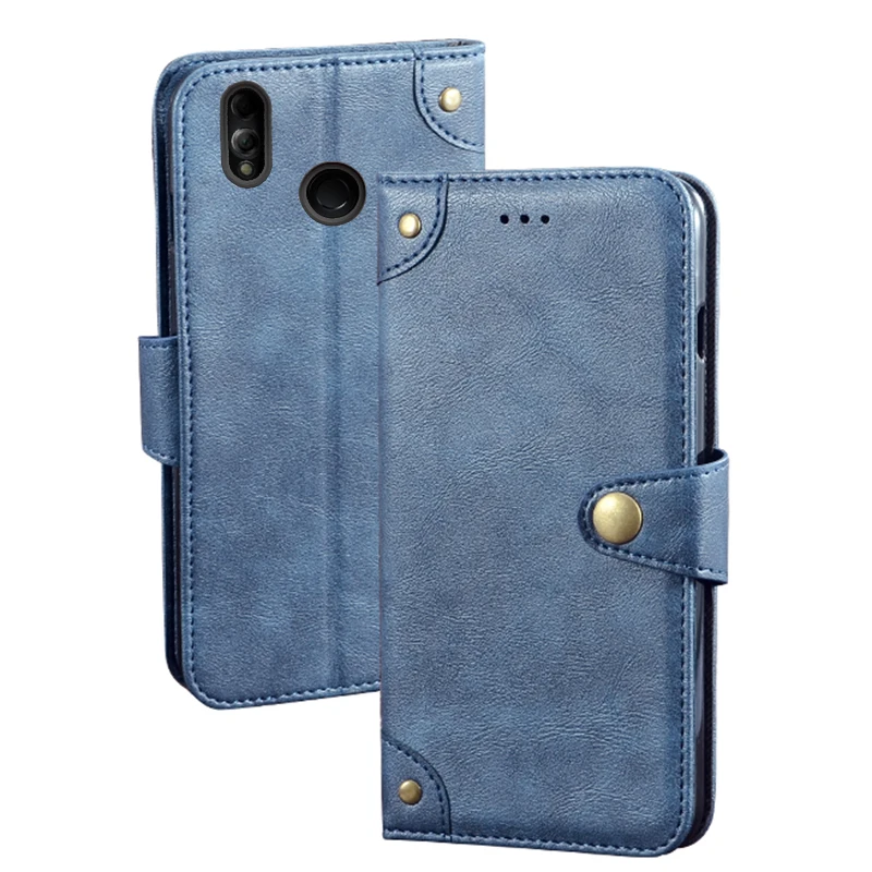 Деловой кожаный чехол для huawei Honor 8X Max роскошный винтажный флип-бумажник ARE-L32