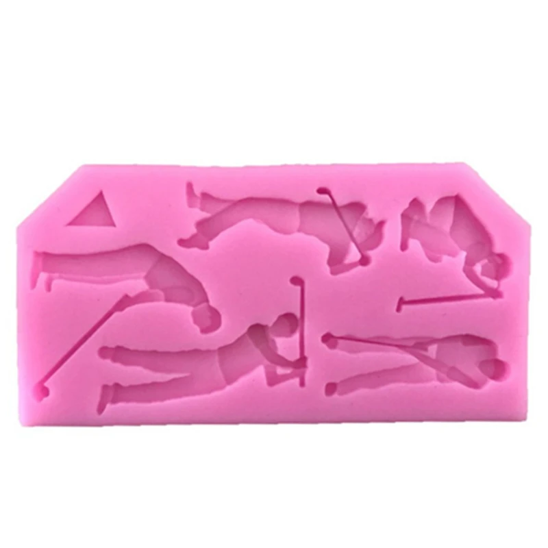 2 шт./лот DIY Форма для спортивного торта силиконовая форма гольфа бейсбольная