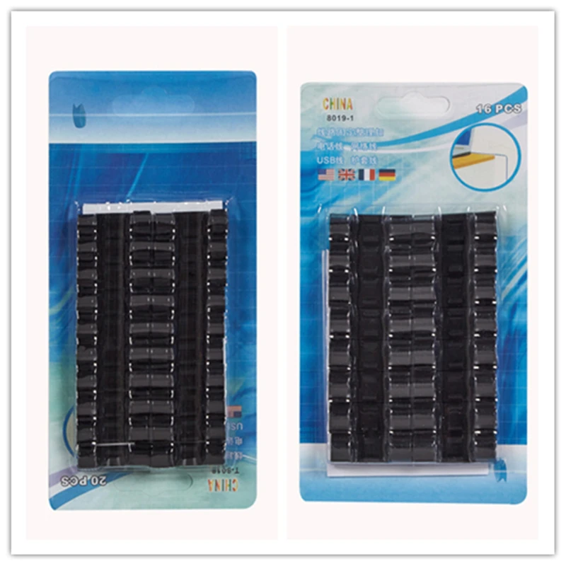 

16 And 20 Pcs Clips Self Adhesive Backed Nylon Wire Cable Clips Adhesive Cable Can Choose Color