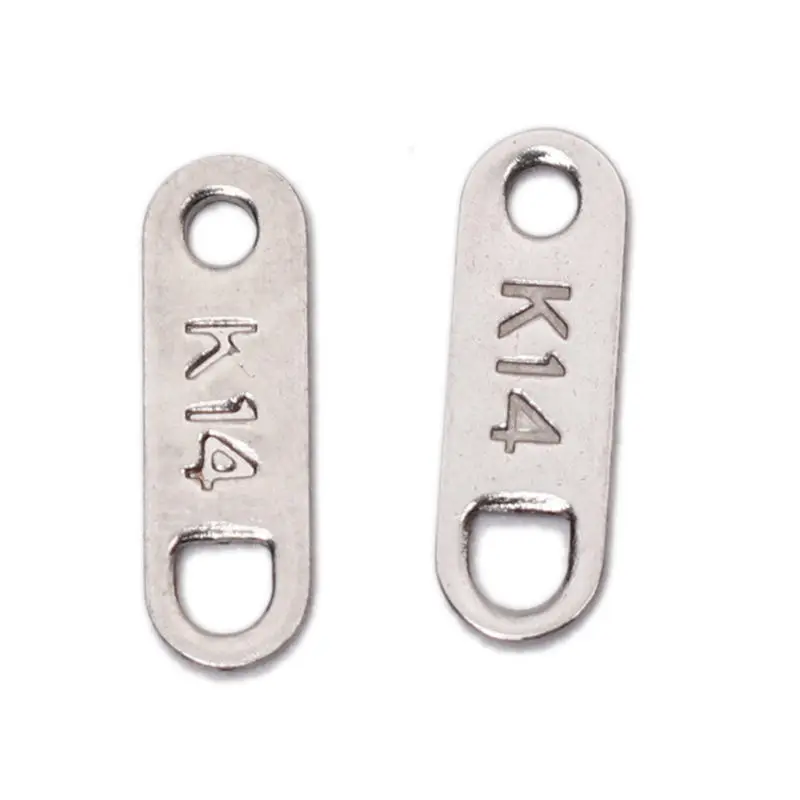 10 шт. удлинитель из нержавеющей стали с цепочкой соединители овальные сообщения