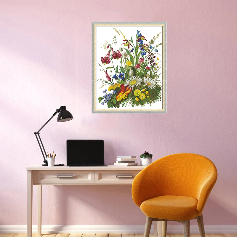 Набор для вышивки крестиком Joy Sunday набор рукоделия из цветов дикой природы 11 и 14CT