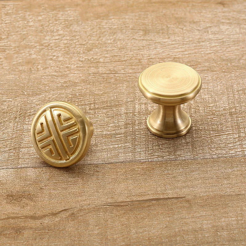 Чистый Медь Кухня ручки шкафа шкаф дверные для выдвижных ящиков Европейский