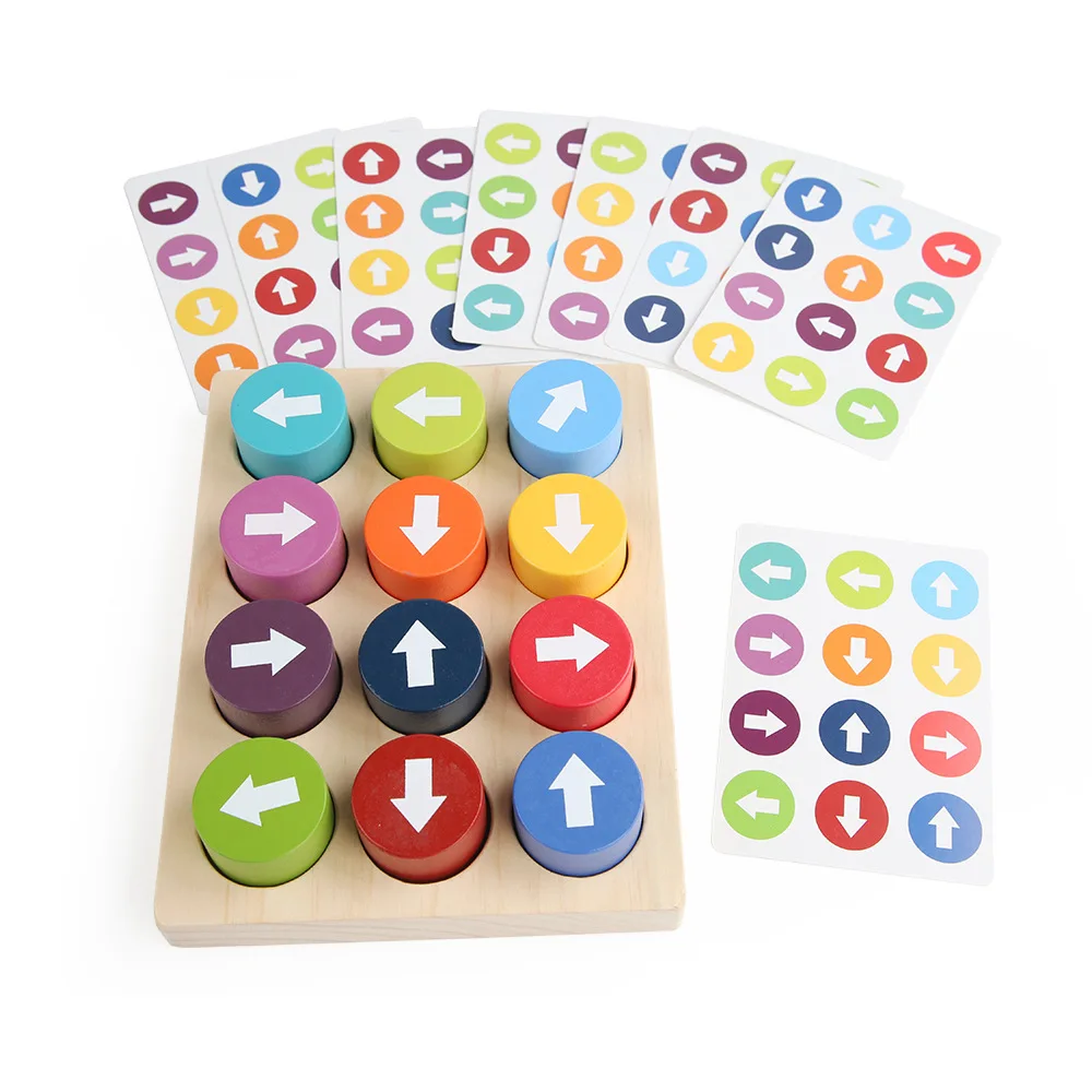 

Игра «стрелы», развивающая детская развивающая игрушка «направление», детские игрушки для мальчиков и девочек, развивающая деревянная игр...