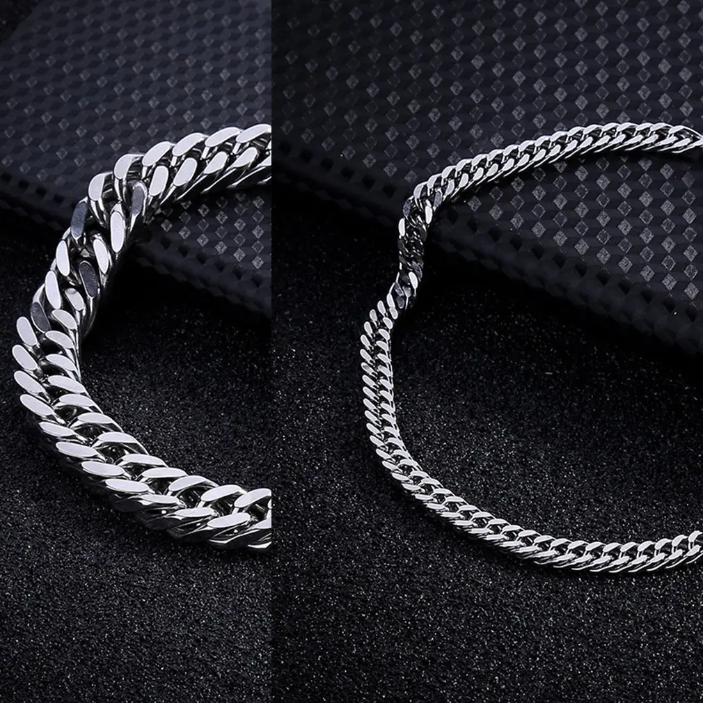 

2020 New Simple Y129 Male Bracelets Exquisite Boy Chain Universal Stainless Steel Men Bracelet Eye-Catching Men Ornaments Hot