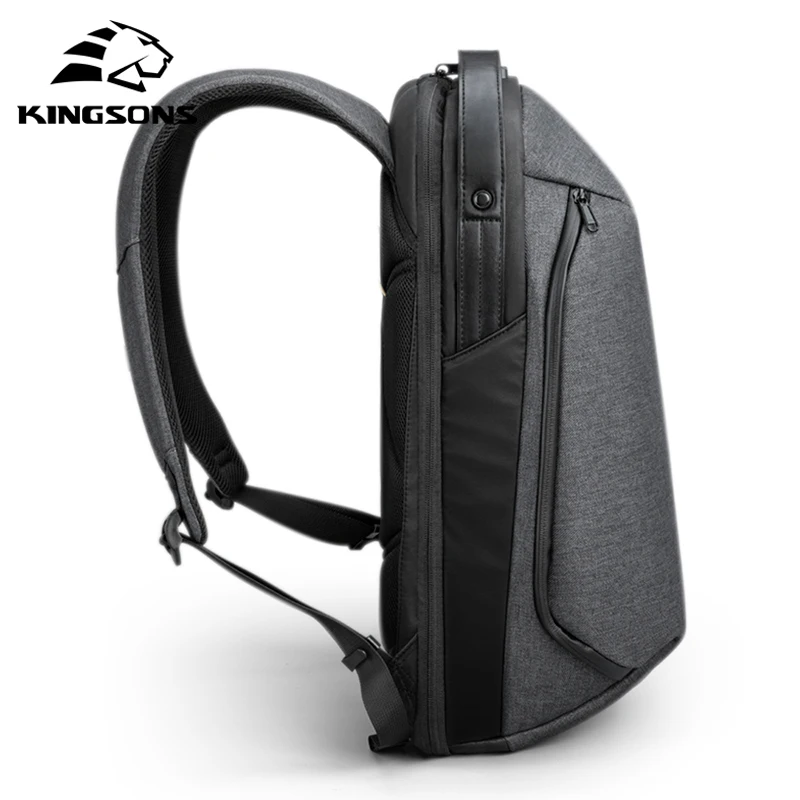 Мужской рюкзак с защитой от кражи Kingsons для ноутбука 180 дюйма USB зарядкой и