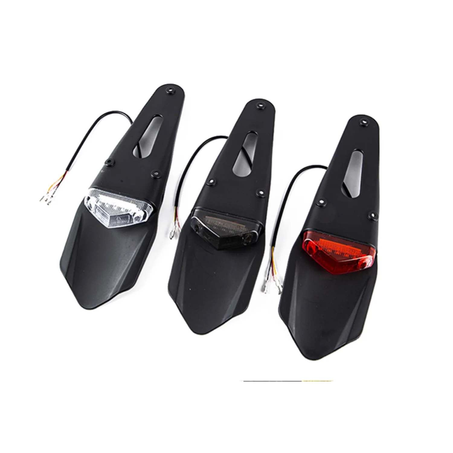 

High Quality 1PC Polisport Motorcycle LED Tail Light&Rear Fender Stop Enduro taillight Fender Tail Light