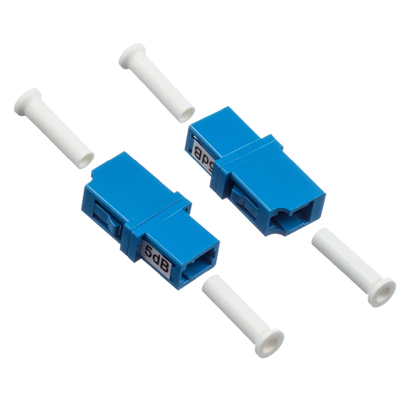 LC-LC волоконный аттенюатор 5dB LC UPC Одномодовый фиксированный оптический 5 шт./лот |