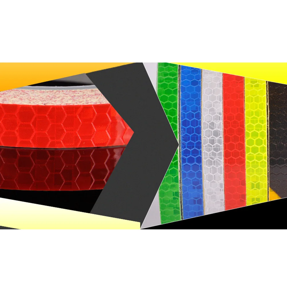 

8m Bicycle Reflective Stickers Cycling Fluorescent Reflective Tape MTB Bike Motorcycles Waterproof Adhesive Tape Safety Sticker