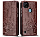 Чехол-книжка для Realme C21, кожаный