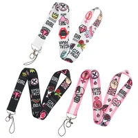 yl319 feminism neck strap lanyard for keys id card keychain phone straps usb badge holder diy hang rope lariat accessories gift