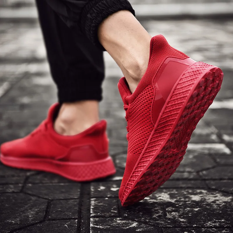 

Men Shoes Sneakers Sapato Casual Man Shoes Men Mens Slip On Sneakers For Men's Sports Fashion White Mesh Causal