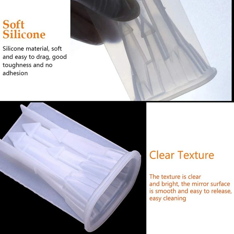 3D замок формы 2 шт. в упаковке замка мечты силиконовые эпоксидной смолы литейная