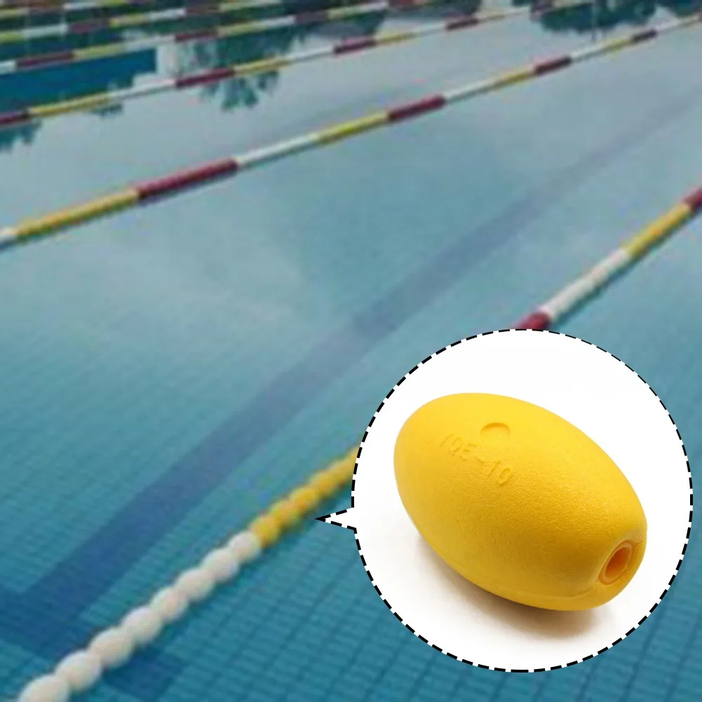 

5pcs Fishing Net Buoys Fish Cage Pool Line Elastic Rope Buoy Float Anti-Collision EVA Floating Ball For Swimming Pool Lane Pesca