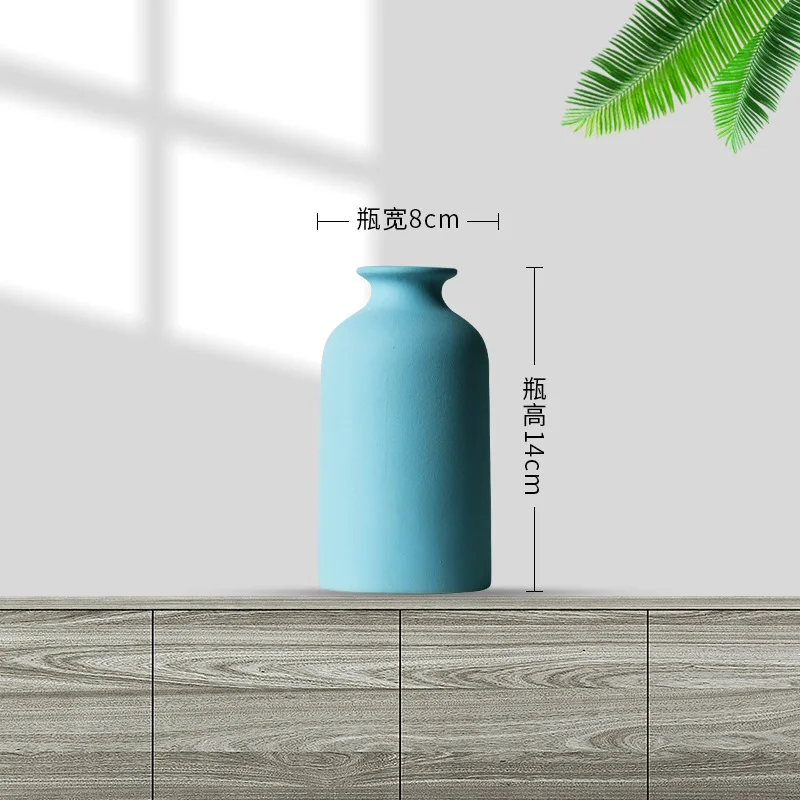 

Nordic Ceramic Vase Home Decor Modern Table Decoration Living Room Vases for Decoration Household Big Flower Vase Christmas Gift