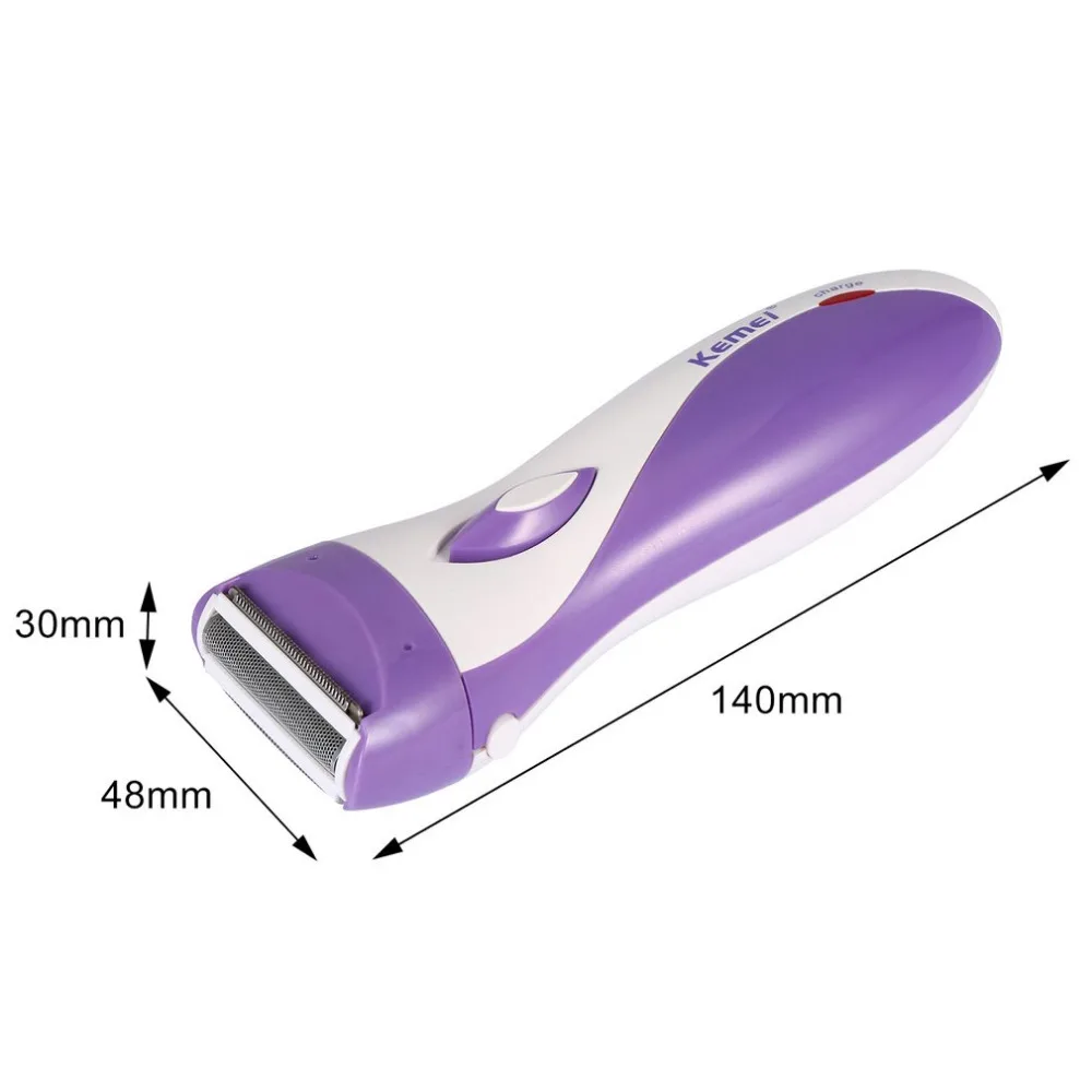 

3 Blades Women's Shaver Razor Epilator Electric Rechargeable Lady Shaving Trimmer Hair Removal For Female Leg Bikini Underarm