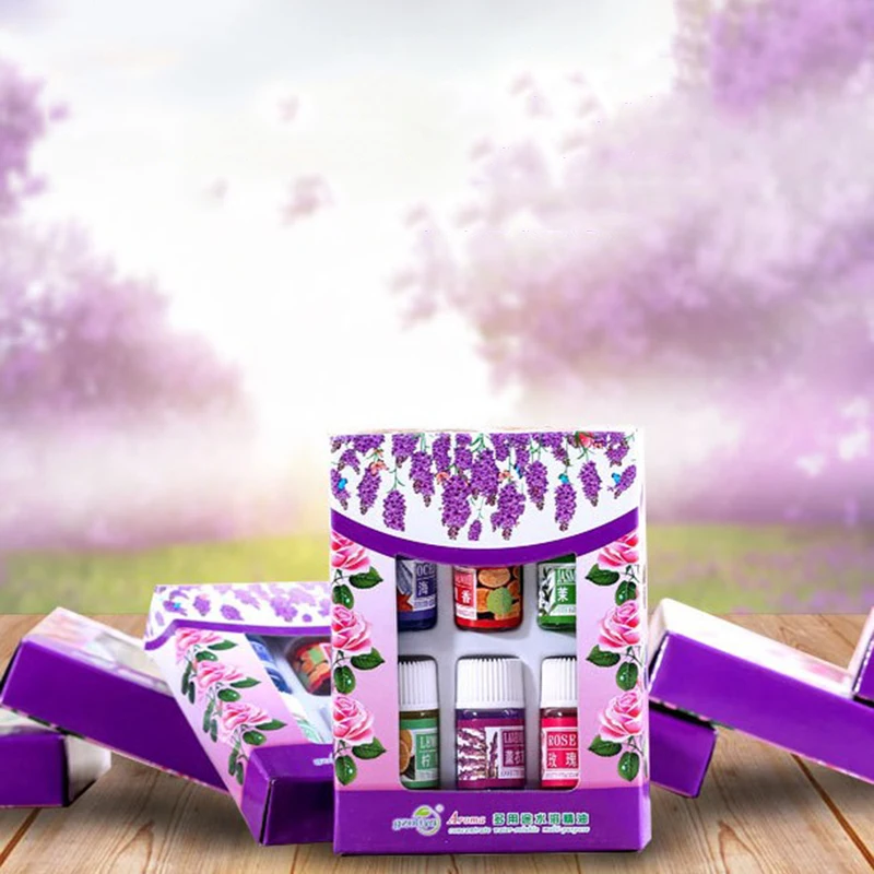 6 шт. чистое натуральное растительное эфирное масло Лавандовое розовое море