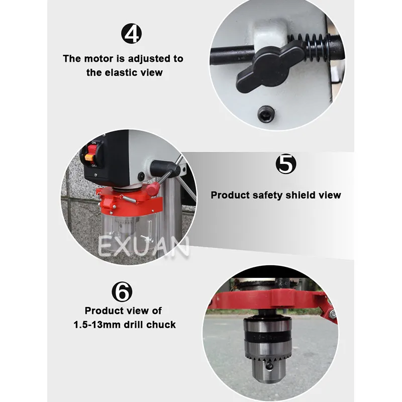 375 Вт настольная дрель миниатюрная электрическая многофункциональная маленький