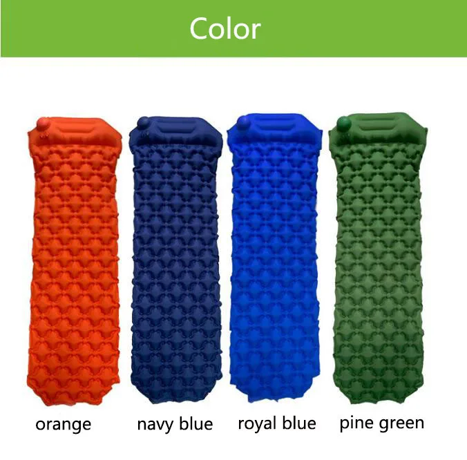 Пляжные коврики одиночная портативная воздушная подушка ТПУ Ультралегкая для