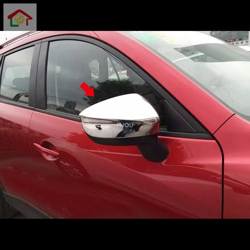 

ABS Chrome для Mazda CX-3 CX3 накладка на зеркало заднего вида автомобиля trim автомобильные аксессуары для стайлинга 2016 2017 2018 2 шт.