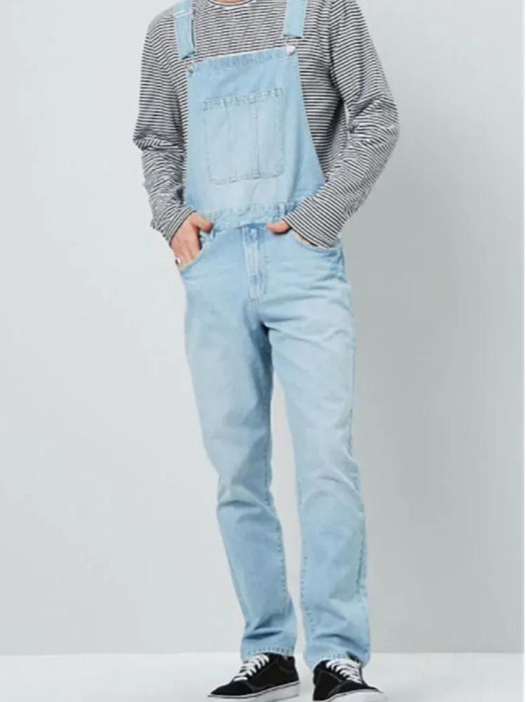 Мужские джинсовые комбинезоны прямые мужские карго брюки Комбинезоны для мужчин