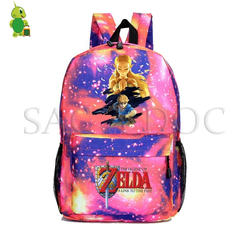 7 Легенда о Зельде игровой рюкзак для Galaxy Link Majora's Mask школьные сумки для подростков девочек мальчиков путешествия рюкзак Детский рюкзак для книг - Цвет: 7