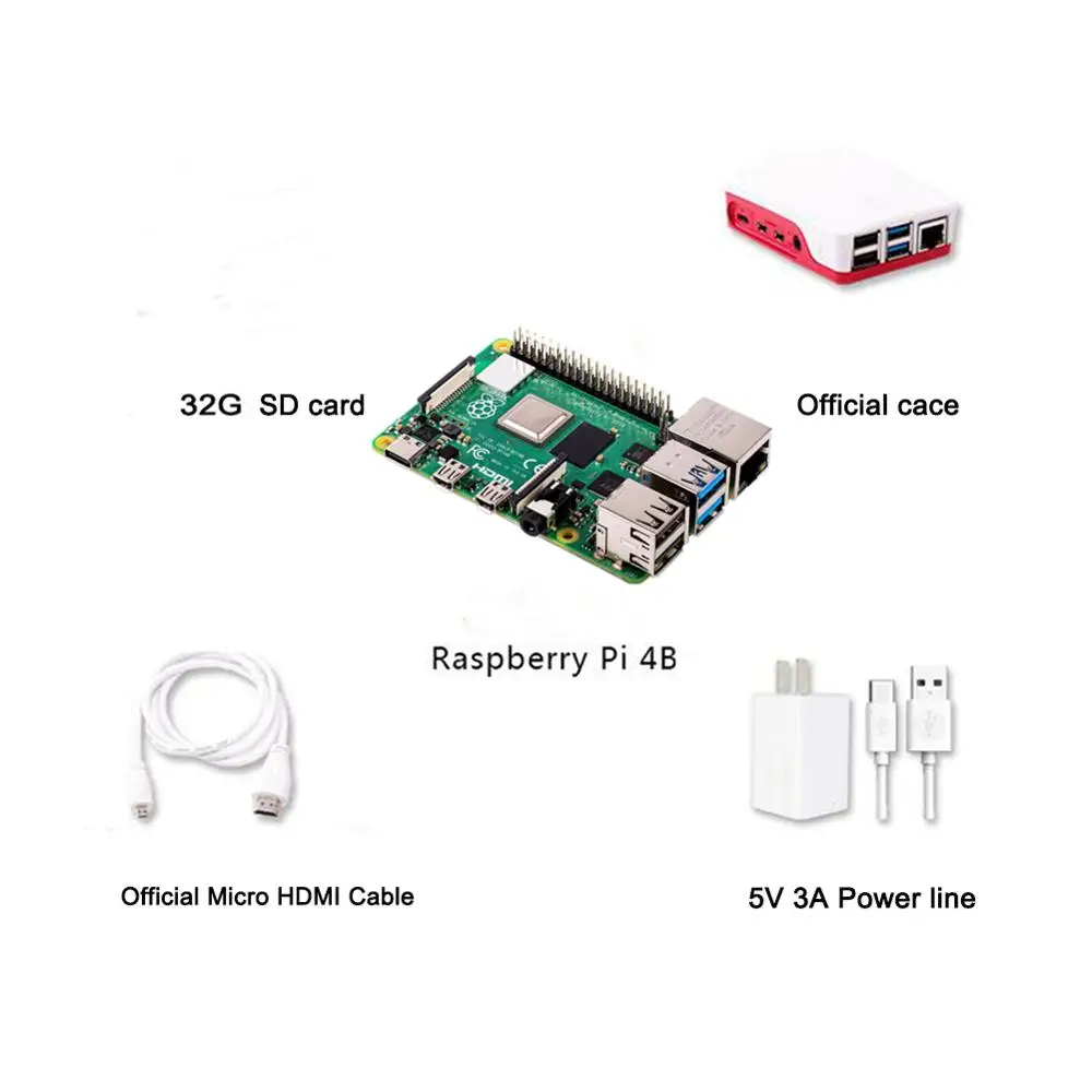 Raspberry Pi 4B 4 Model B гб RAM LPDDR4 SD 1 5 ггц 64 bit Quad core| |