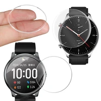 smart watch tempered glass film diameter 26mm to 43mm screen protector for xiaomihuaweigarminticwatchmibrohonorcolmi