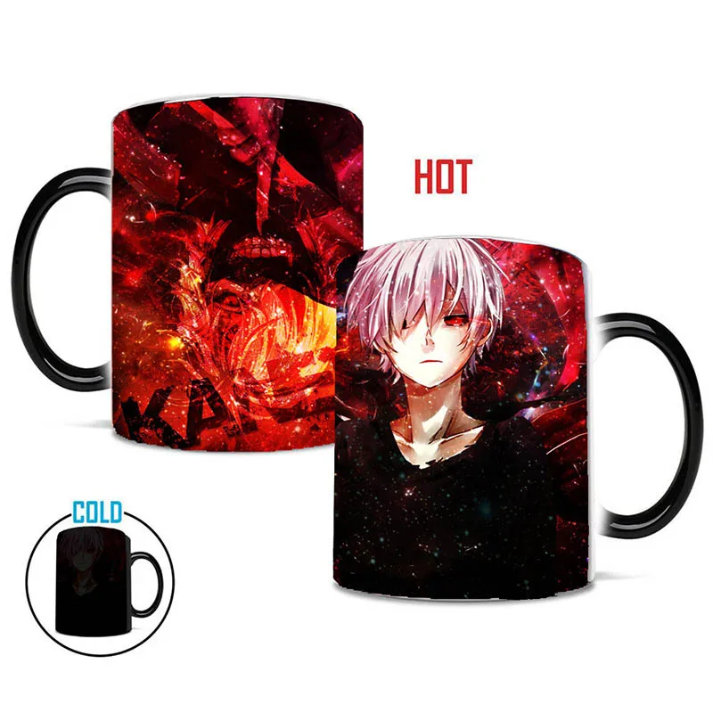 350 мл одежда с надписью Tokyo Ghoul магических кружек аниме Теплочувствительный Цвет