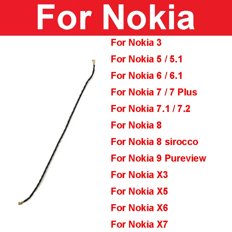 Signal Antenna Flex Cable For Nokia 3 5 6 5.1 6.1 7 7.1 7.2 8 9 Plus X3 X5 X6 X7 Wifi Signal Flex Ribbon Replacement Parts