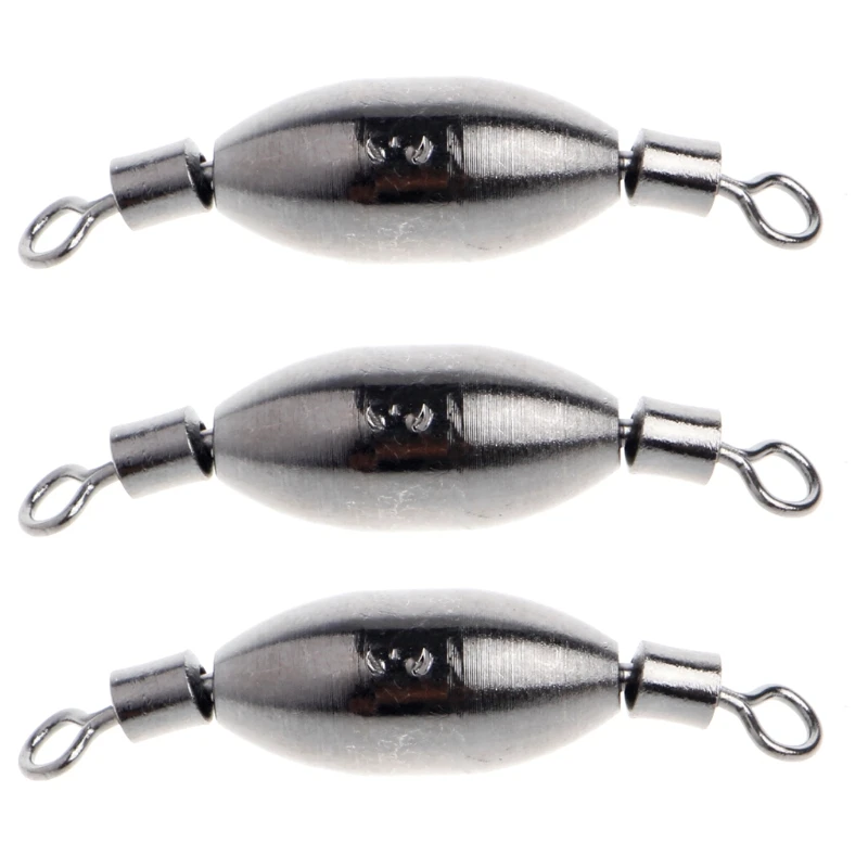 3 шт. медное грузило рыболовные Вертлюги вращающиеся свинцовые противовес снасти